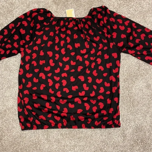 ๐๐Michael Kors black & red blouse - Picture 4 of 8